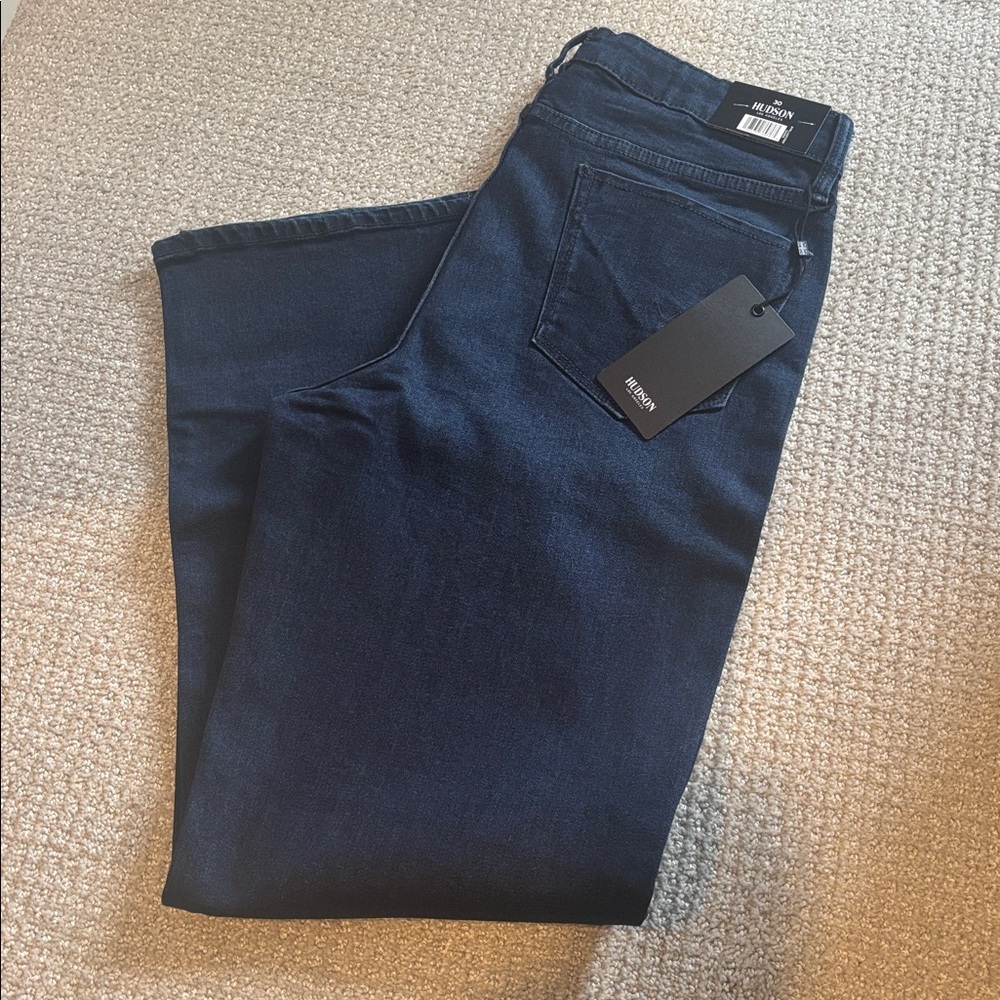 Hudson Jeans Women's Dark Blue Straight Jeans